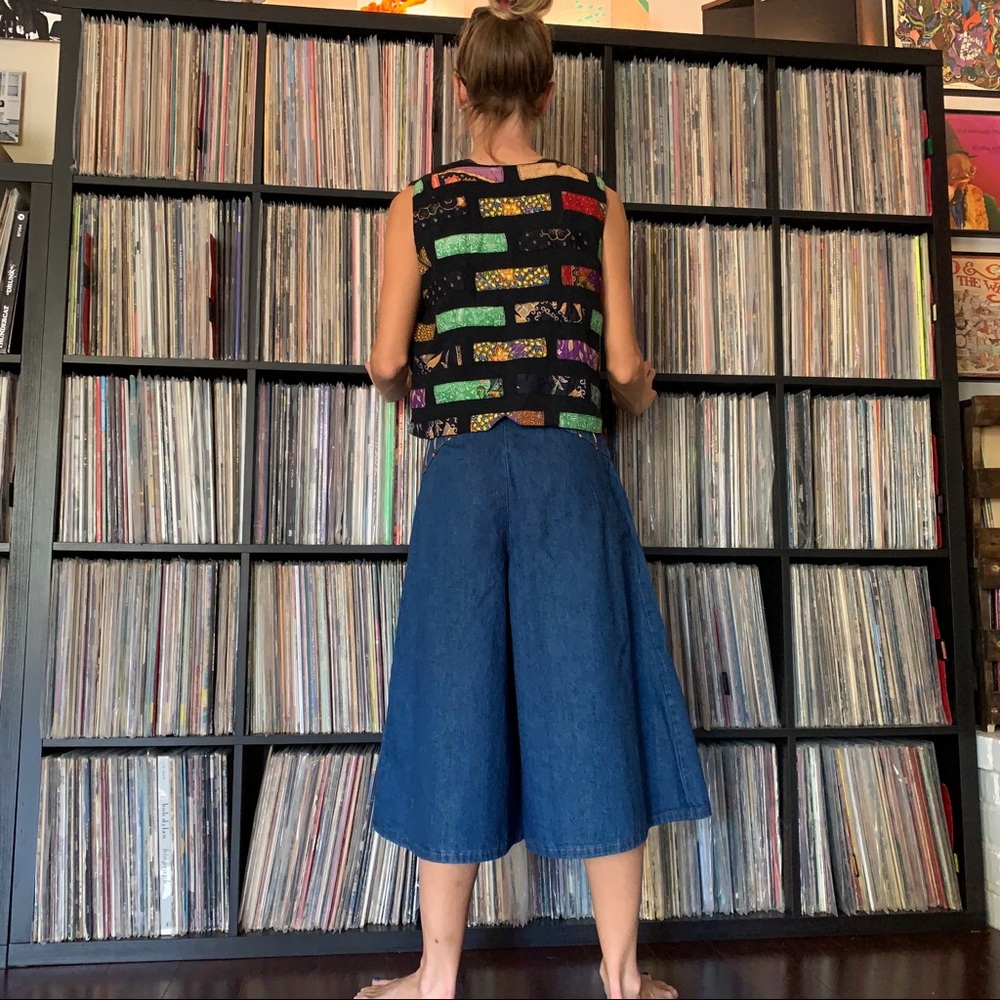 Hippie Patchwork Vintage Vest - image 7